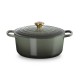 Cocotte Fonte Signature Ronde 6,7 L Vert Thym (28 cm) - Le Creuset