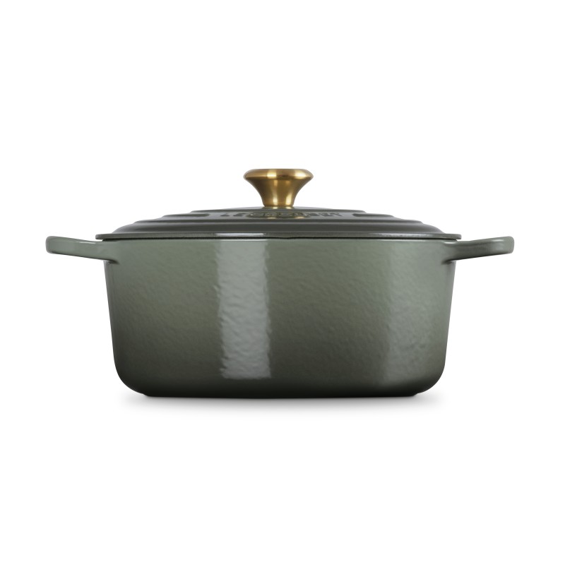 Cocotte Fonte Signature Ronde 6,7 L Vert Thym (28 cm)  - Le Creuset