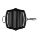 Poêle en Fonte Skillet Grill Carré 26 cm Vert Thym  - Le Creuset