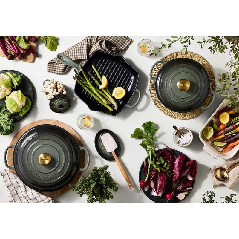 Repose Cuillère Céramique Vert Thym - Le Creuset