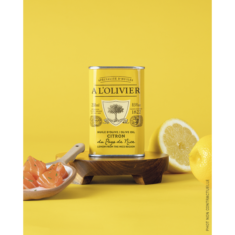 Huile d'Olive Citron Au Pays de Nice 250 ml  - A l'Olivier