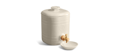 Vinaigrier en Céramique Argile Blanc Cassé 2,5 l