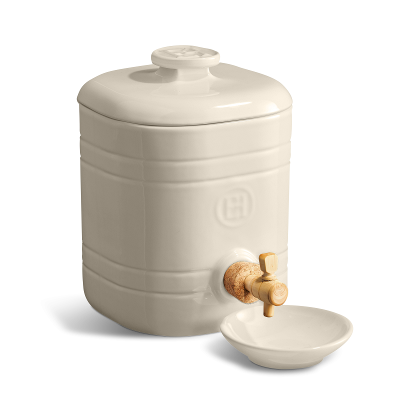 Vinaigrier en Céramique Argile Blanc Cassé 2,5 l - Emile Henry