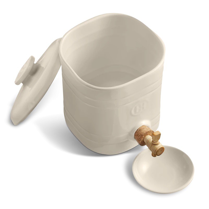Vinaigrier en Céramique Argile Blanc Cassé 2,5 l - Emile Henry