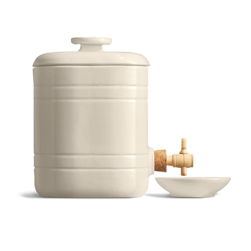 Vinaigrier en Céramique Argile Blanc Cassé 2,5 l - Emile Henry