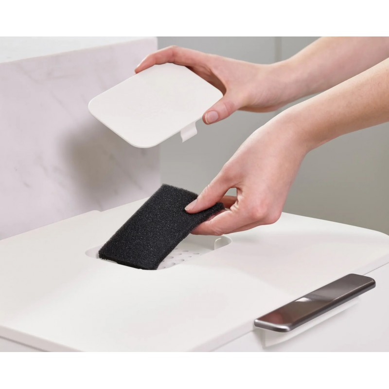 Filtres Anti Odeurs Charbon Actif pour Bac à Compostage et Poubelle 6 pcs - Joseph Joseph