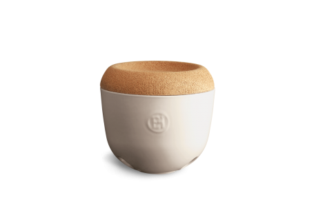 Knoflookpot met Deksel 1 L Argile Gebroken Wit - Emile Henry