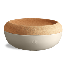 Grande Coupe de Conservation avec Couvercle 6,5 L Argile Blanc Cassé  - Emile Henry