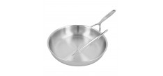 MultiLine 7 Poêle à Frire Inox 28 cm + Pince Cuisine 