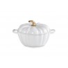 Gietijzeren Cocotte Pompoen 3,7 L Wit (24 cm)