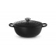 Marmite Fonte Ronde 4,1 L Noir Mat (26 cm)  - Le Creuset