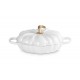 Cocotte Faitout Fonte Citrouille 2,5 L Blanc (28 cm)  - Le Creuset