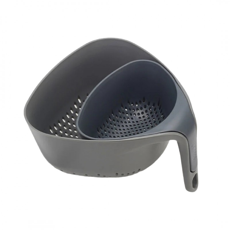 Nest Colander Passoire 2 pcs Gris Anthracite - Joseph Joseph