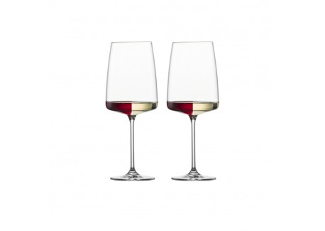Vivid Senses (Sensa) Verre à Vin Puissant et Epicé Vin Blanc / Rouge 130 (2pcs) - Zwiesel Glas