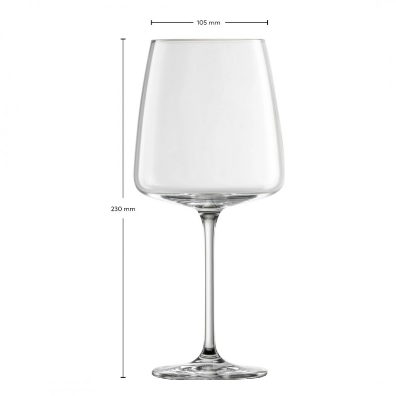 Vivid Senses (Sensa) Verre à Vin Velours Vin Blanc / Rouge 140 (2 pcs) - Zwiesel Glas