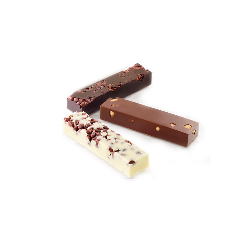 My Snack Moule en Silicone 8 Barres de Céréales 33x20 cm - Silikomart