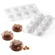Moule en Silicone 3D Stone 85 8x85 ml  - Silikomart Professional