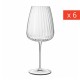Speakeasies Swing Verre à Vin Rouge 70 (6 pcs)  - Luigi Bormioli