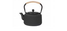 Théière Fonte avec Filtre Noir Mat 1,5 L
