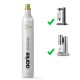 Recharge de Gaz CO2 pour machine à Eau Gazeuse Carbonator 3 et Pro  - Aarke