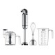 Mixeur Plongeant Multifonctions 3 en 1 Chrome Inox - Dualit