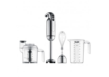 Mixeur Plongeant Multifonctions 3 en 1 Chrome Inox  - Dualit