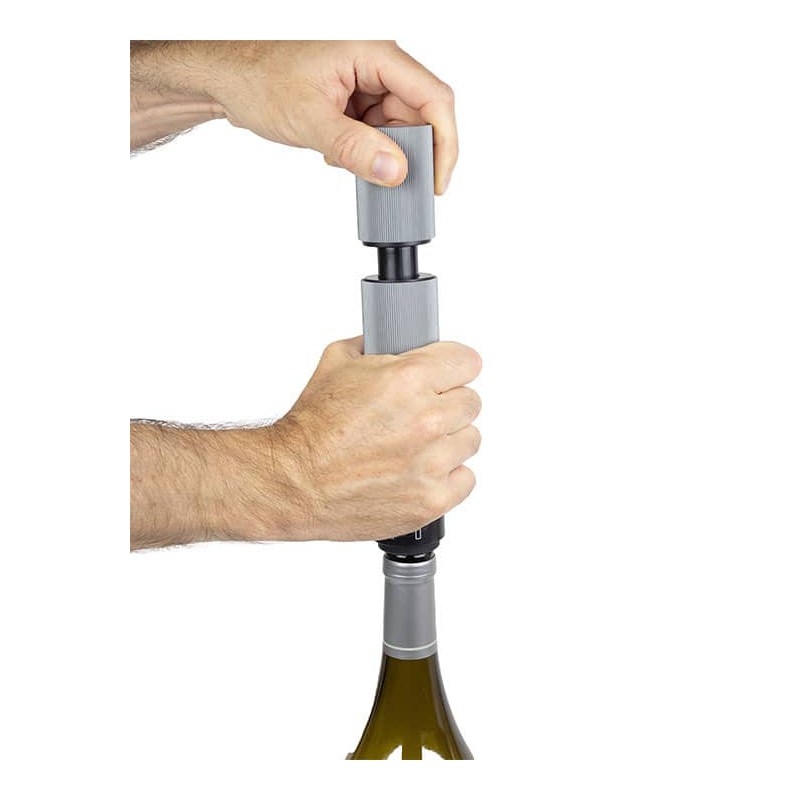 Line Preserve Duo Pompe à Vin et Champagne Manuelle 20 cm Carbone - Peugeot