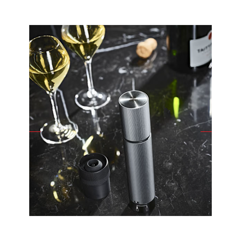 Line Preserve Duo Pompe à Vin et Champagne Manuelle 20 cm Carbone - Peugeot