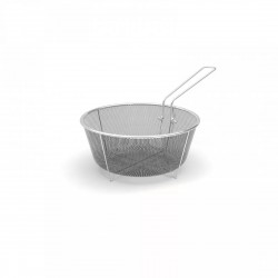 RVS pasta-/frituurmand voor de Incroyable Casserole 28 cm