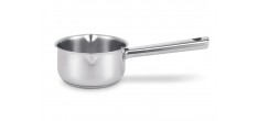 Cicla 3 Gerecycleerde RVS steelpan met 2 schenktuiten 12 cm 0,7 l