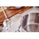 Cicla 3 Casserole/faitout Inox Recyclé avec couvercle en Verre 24 cm 5,2 l - Beka Cookware