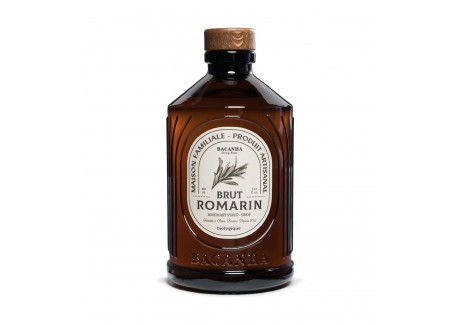 Sirop Romarin Brut Biologique 400 ml - Bacanha