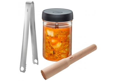 Nativo Set de Fermentation Bocal + Poids + Pilon + Pince - Gefu