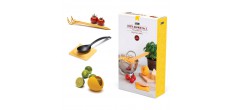 Pasta Grande Set Cuillère à Spaghetti + Repose Cuillère + Presse Citron 3pcs 