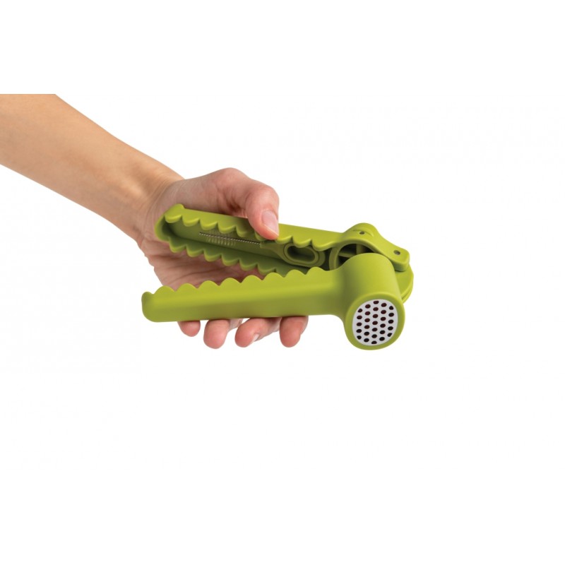 Garligator Presse Ail Crocodile Vert + Brosse de Nettoyage - Ototo