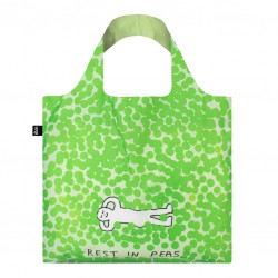 Opvouwbare Herbruikbare Tas Rest in Peas  - LOQI Opvouwbare Herbruikbare Tas Rest in Peas  - LOQI