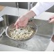 Passoire Plate avec Manche Inox Microperforée 24 cm  - Kuchenprofi