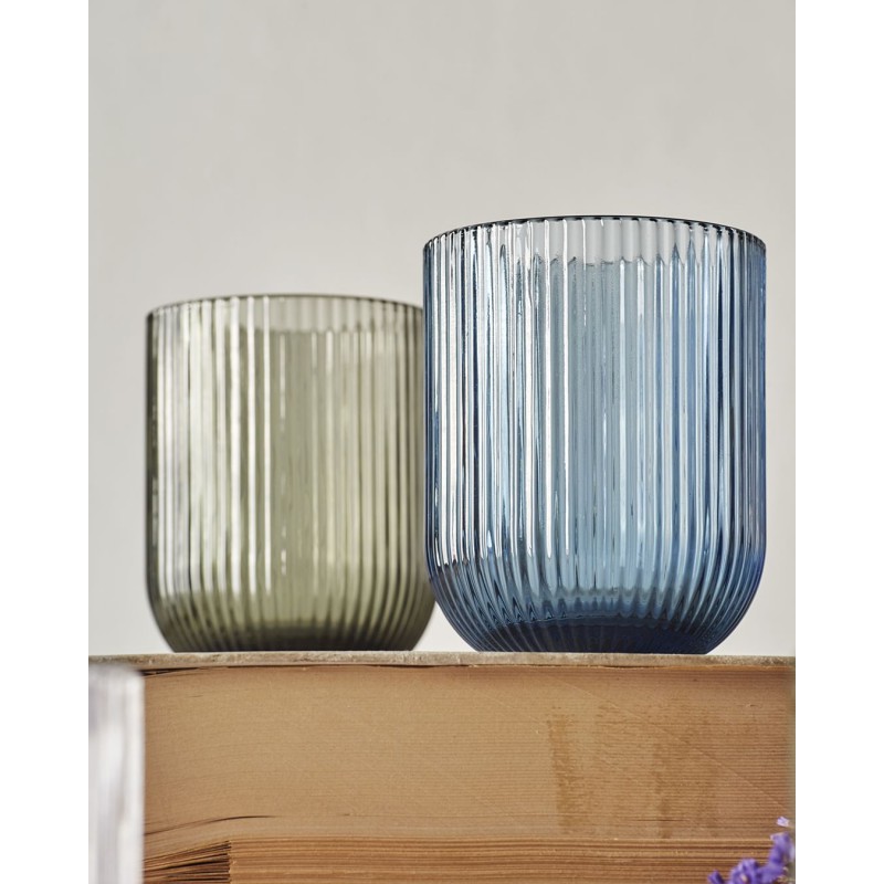 Twisty Verre à Eau 26 cl Gris - Rose - Tulipani