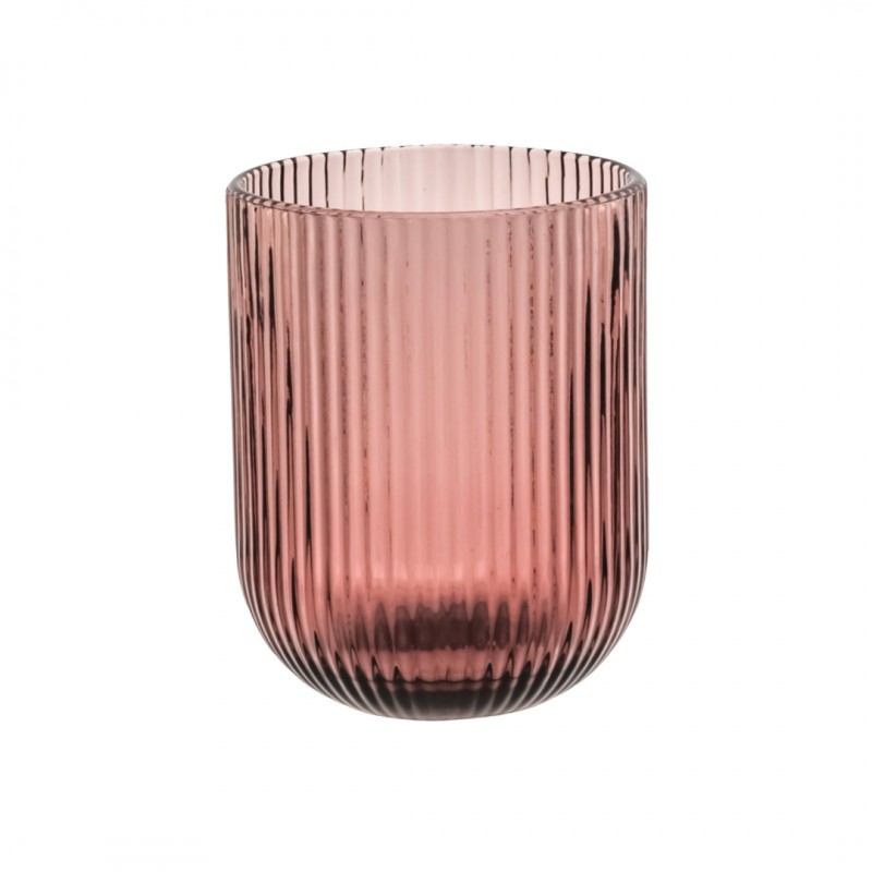 Twisty Verre à Eau 26 cl Rose - Rose - Tulipani