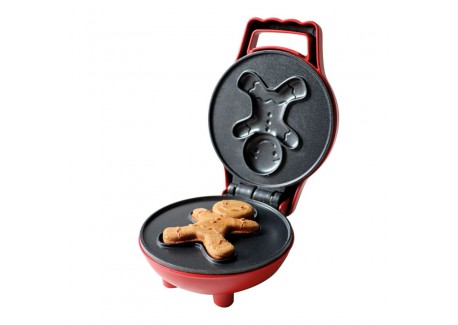 Mini Gaufrier "Gingerbreadman" Bonhomme Pain d'épices Noël Individuel  - Scrapcooking