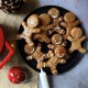 Miniwafelijzer "Gingerbreadman" Individueel kerstpeperkoekmannetje - Scrapcooking