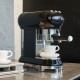 Machine à Café Expresso "Années 50" Compacte Noir ECF02BLEU - Smeg