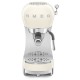 Machine à Café Expresso "Années 50" Compacte Blanc Crème ECF02CREU  - Smeg