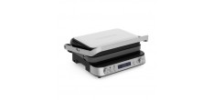 Bistro Grill et Plancha Electrique en Inox Plaques Réversibles 2 en 1