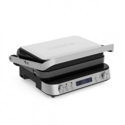 Bistro Grill et Plancha Electrique en Inox Plaques Réversibles 2 en 1 - Greenpan