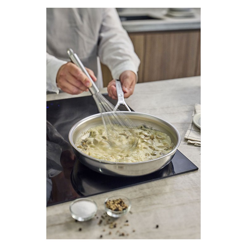 Silverline 7 Nanotouch Poêle à Frire Inox 24 cm - Demeyere