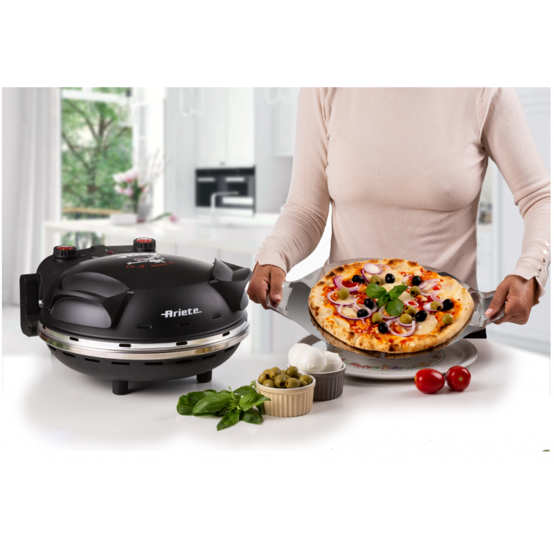 Da Gennaro Elektrische pizzaoven "4  Minuti" Zwart - Ariete