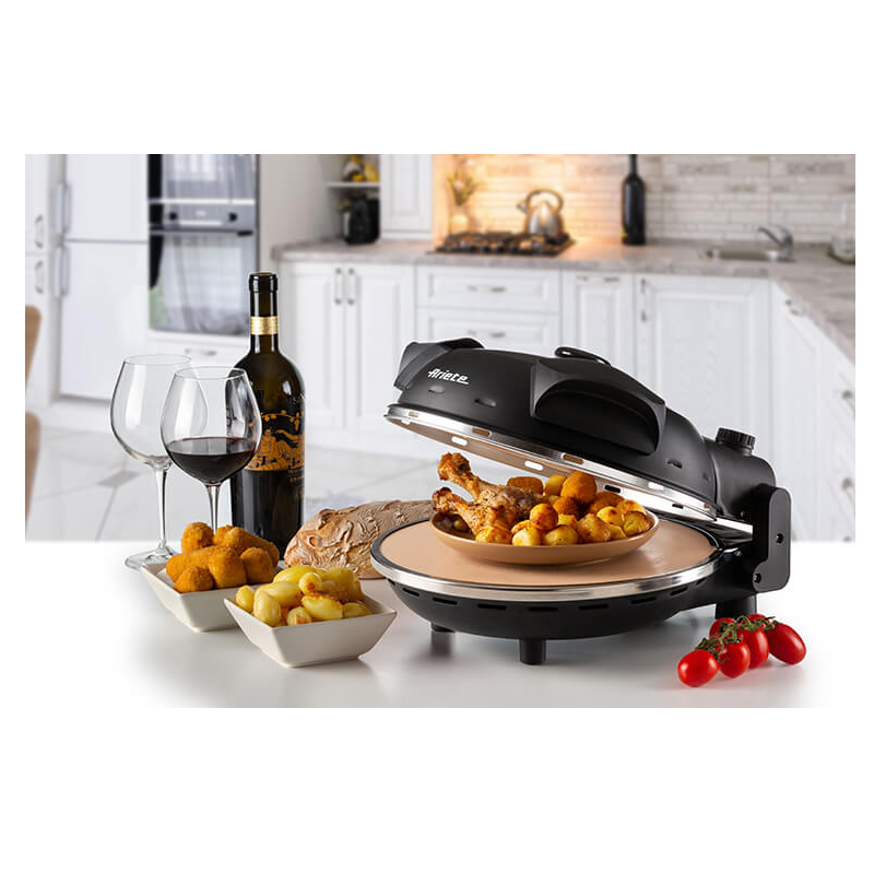 Da Gennaro Elektrische pizzaoven "4  Minuti" Zwart - Ariete