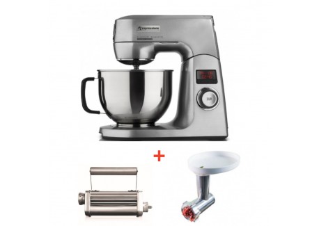 Combo Mixmaster Robot Patissier Sur Socle Chrome Mat Pack LSDC  - Espressions