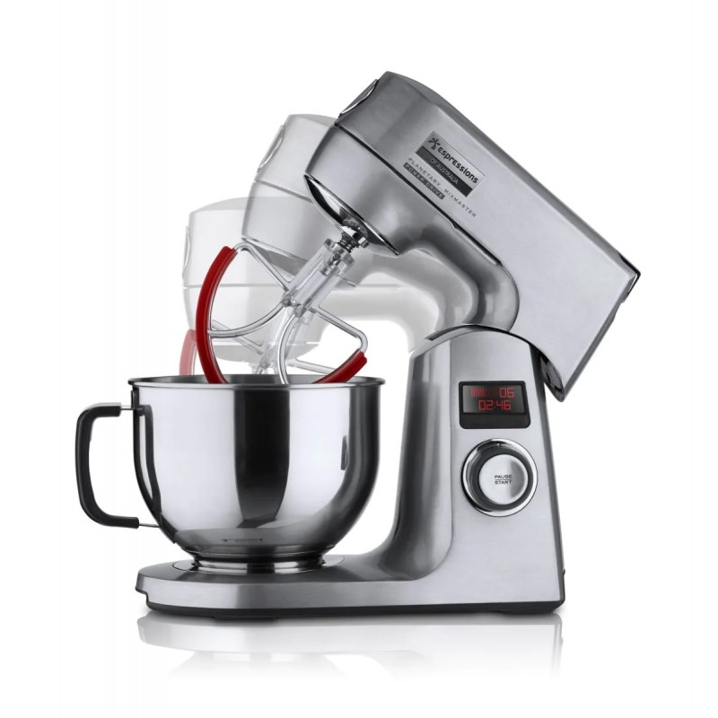 Combo Mixmaster Robot Patissier Sur Socle Chrome Mat Pack LSDC - Espressions